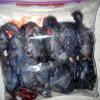 These raw, black chickens were seized at Dulles International Airport April 22 by Customs and Border Patrol agricultural special